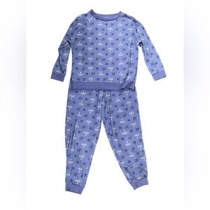 Harry Potter Purple Graphic Pajama 2 Piece Set Top & Bottom Medium Women’s EUC